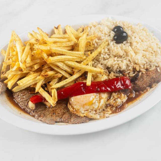Portuguese steak plate.