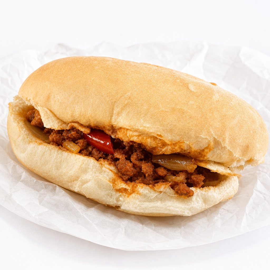 Chourico & peppers sandwich.