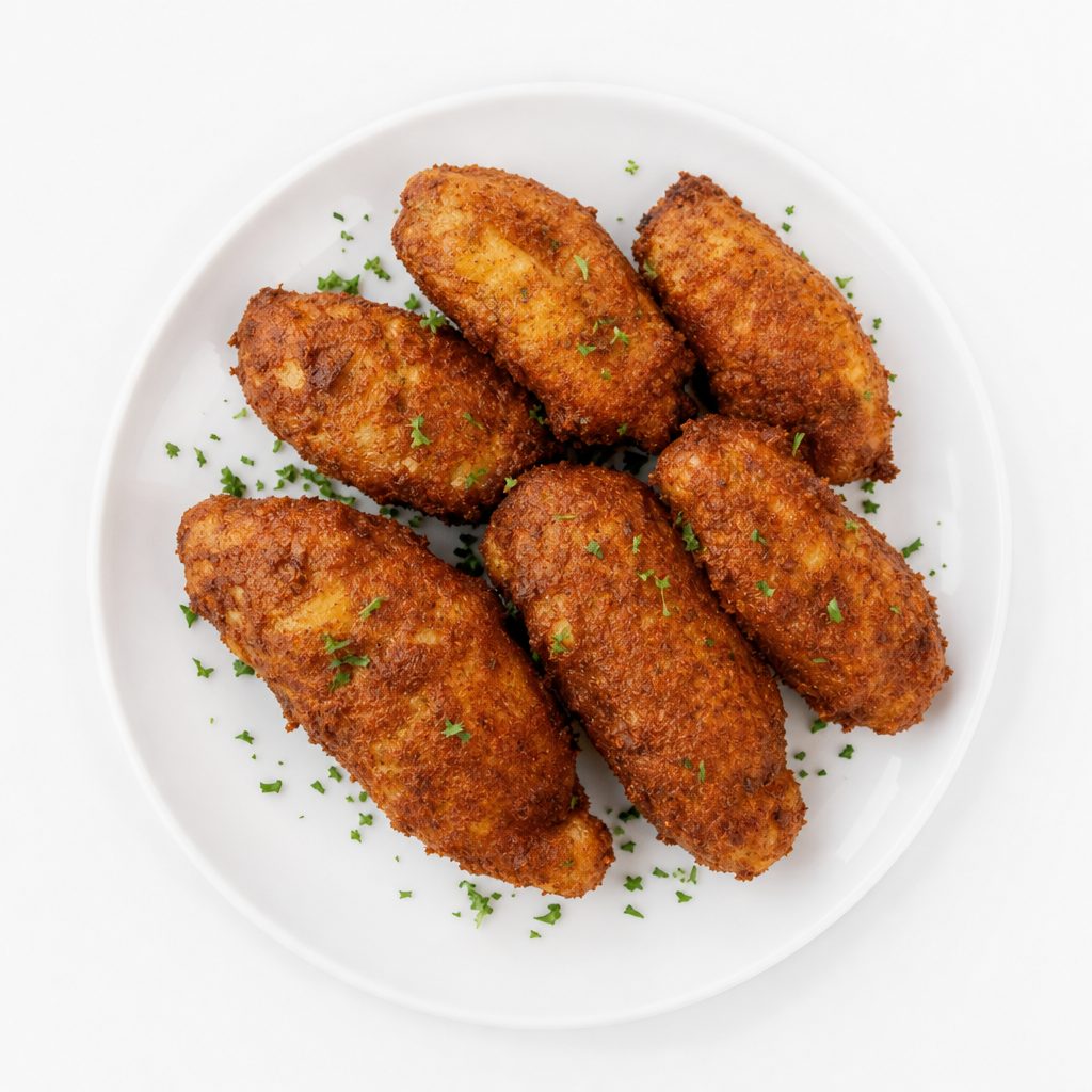 Cod fish cakes.