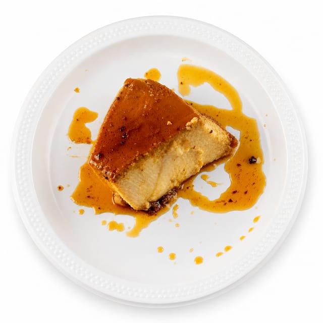 Avo's famous flan cake.