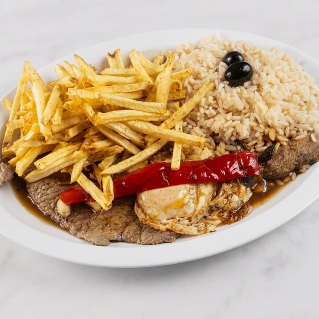 Portuguese steak plate.