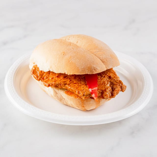 Bifana sandwich.