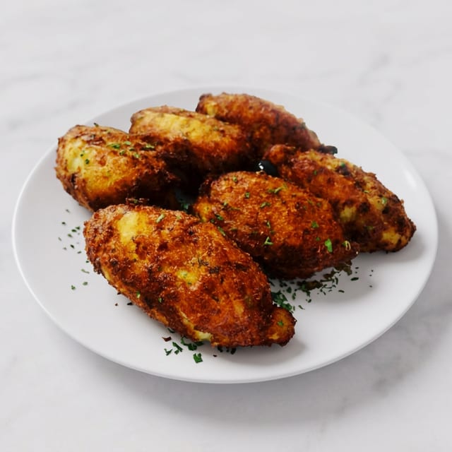 Cod fish cakes.